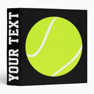 Custom Tennis Ball Coach's Binder
