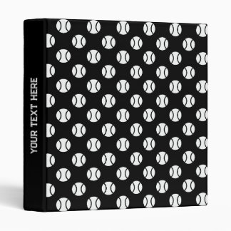 Custom tennis binder with polka dot ball pattern