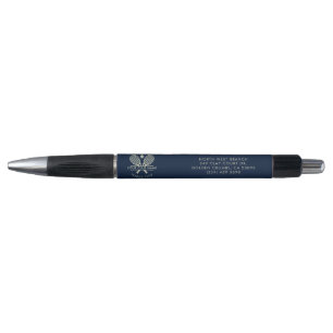 Custom Tennis Club Name Rackets Motif Members Swag Pen