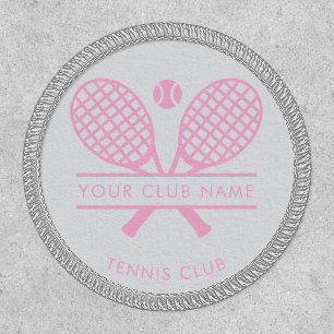 Custom Tennis Club Name Team Swag Motif Patch