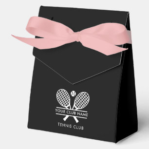 Custom Tennis Country Club Name and Players Favor Boxes