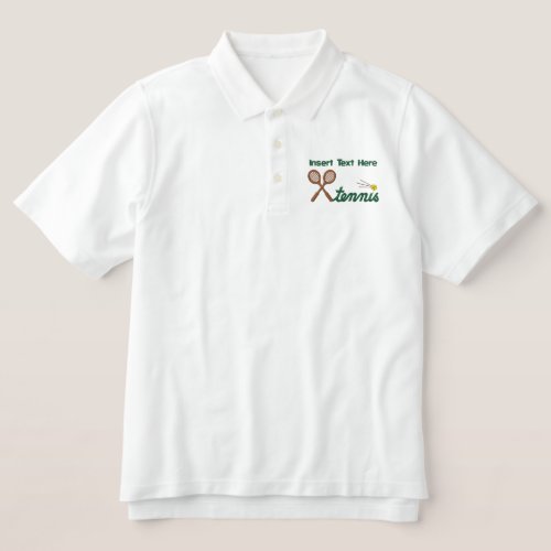 Custom Tennis Embroidered Shirt