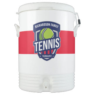 Custom Tennis Logo Beverage Cooler