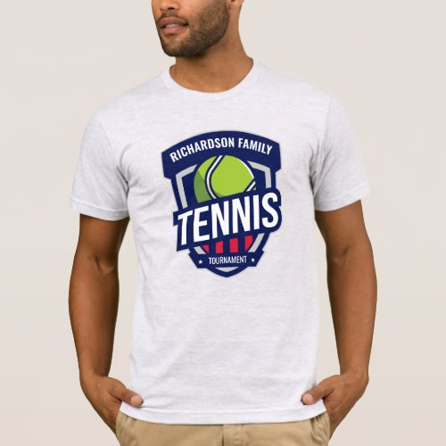 Custom Tennis Logo T_Shirt