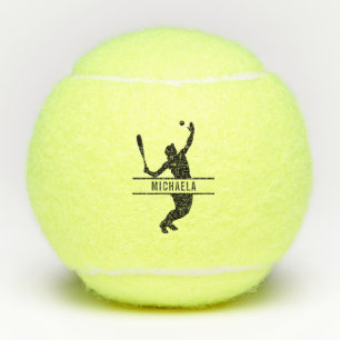 Custom Tennis Player Name Themed Personalized Balls