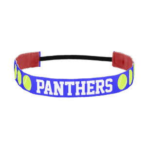 Custom Tennis Player Team Name and Color Headbands