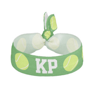 Custom Tennis Team School Letters / Player Initial Hair Tie