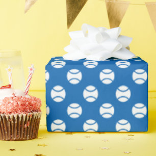 Custom tennis theme Birthday party wrapping paper