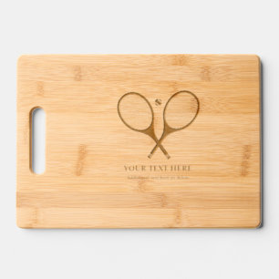 Custom Tennis Tournament Match  Engraved Cutting Board