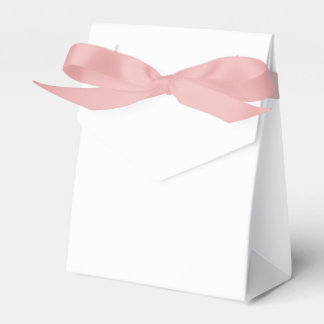 Custom Tent Favor Box (Pink Ribbon)