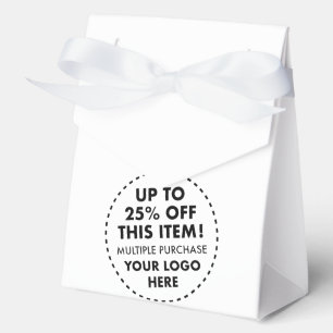 Custom Tent Favor Boxes 25% OFF Bulk Buy Discount
