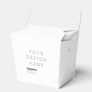 Custom Tent Paper Favor Boxes