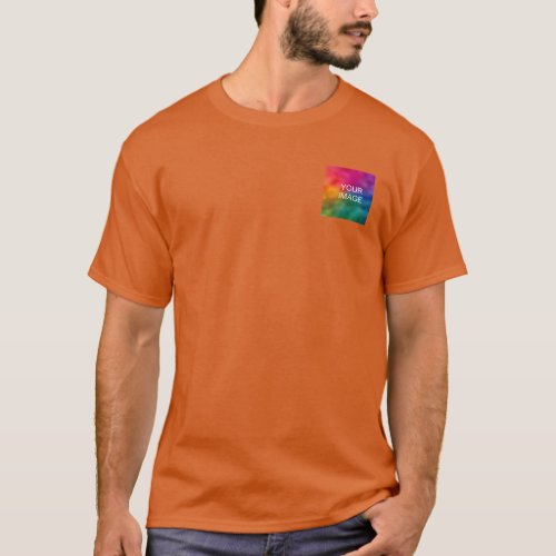 Custom Texas Orange Add Image Logo Template T_Shirt