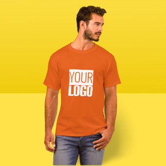 Custom Texas Orange T-Shirt – Add Your Logo 