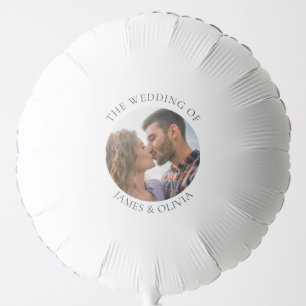 Custom Text Add Photo Wedding Balloon