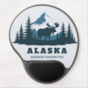 Custom Text ALASKA Gel Mouse Pad