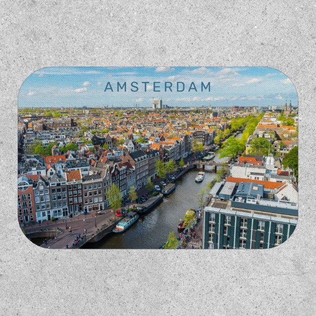 Custom Text Amsterdam Patch (Front)