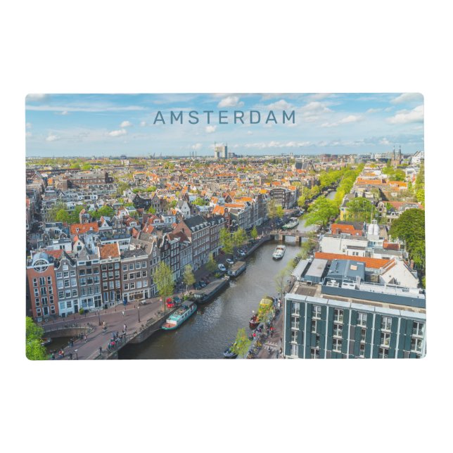 Custom Text Amsterdam Placemat (Front)