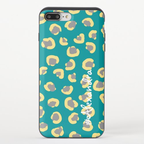 Custom text and image Create your own cute pattern iPhone 87 Plus Slider Case