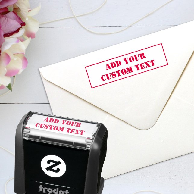 Custom Text And Ink Color Self-inking Stamp (Creator Uploaded)