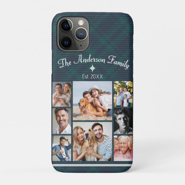 Custom Text and Photo Collage  Case-Mate iPhone Case (Back)