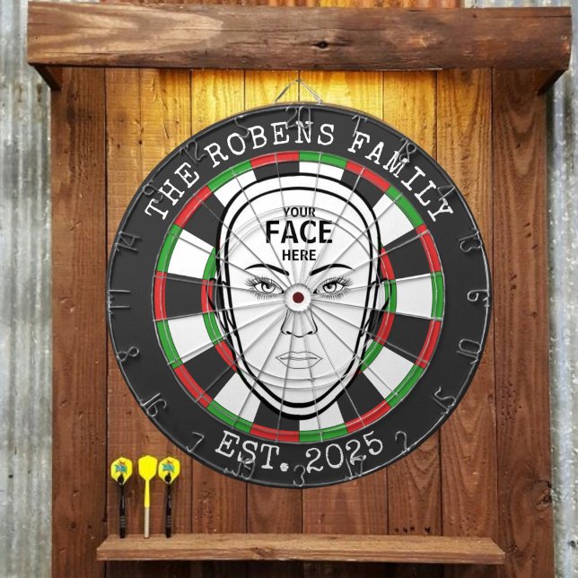 Custom Text and Photo Dart Board (Creator Uploaded)