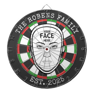 Custom Text and Photo Dart Board