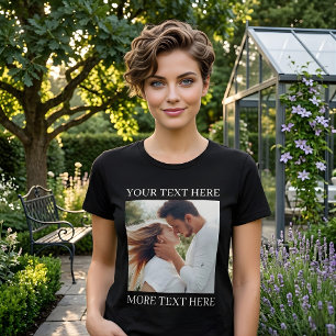 Custom Text and Photo Tri-Blend Shirt