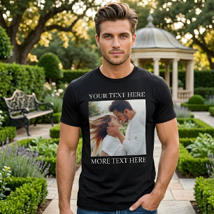 Custom Text and Photo Tri-Blend Shirt