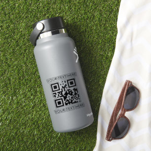 Custom Text And QR Code Cut Vinyl Sticker