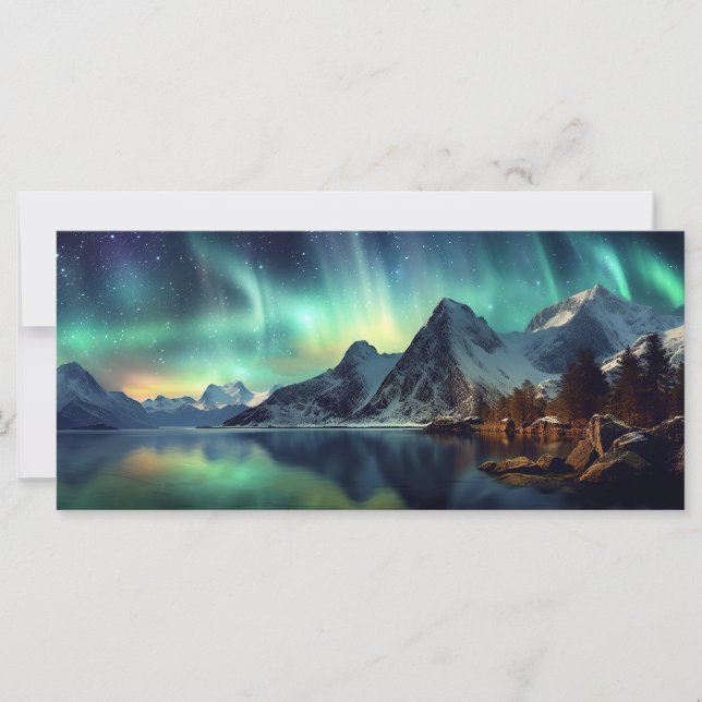 Custom Text Aurora Borealis (Front)
