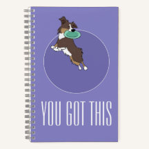 Custom Text Aussie Fetch Fun Purple Spiral Custom