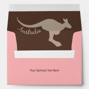 Custom Text Australia Envelope