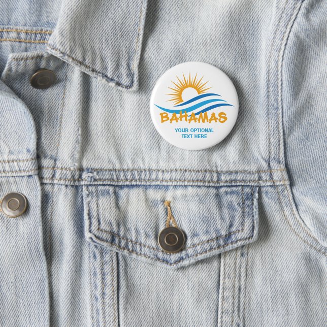 Custom Text Bahamas Button (In Situ)