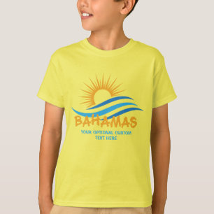 Custom Text Bahamas T-Shirt