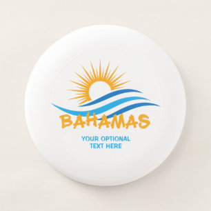 Custom Text Bahamas Wham-O Frisbee