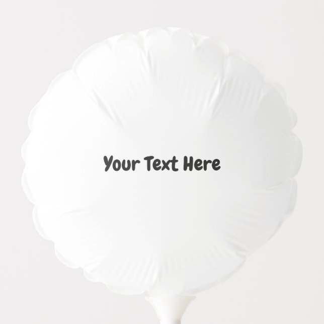 Custom Text  Balloon (Front)