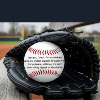 Custom Text Baseball – Personalized Sports Gift