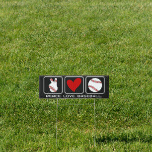 Custom Text Baseball Sign