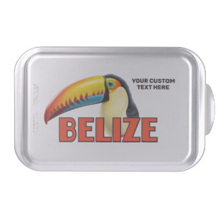 Custom Text BELIZE Toucan Cake Pan