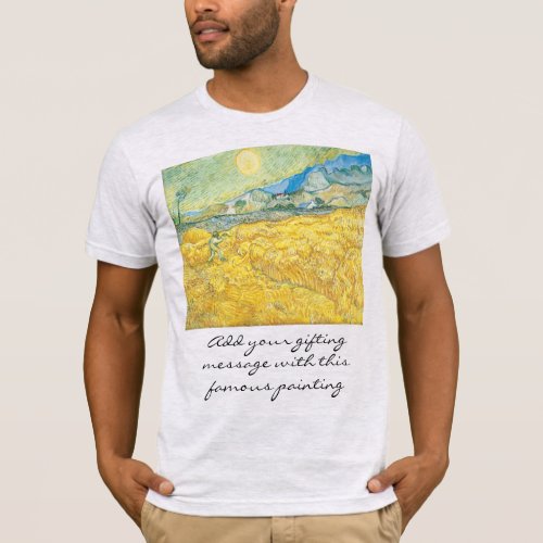 Custom Text Bella+Canvas Short Sleeve Mens T-Shirt