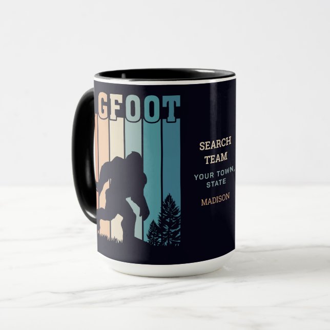 Custom Text Bigfoot Mug (Front Left)