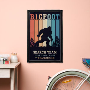 Custom Text Bigfoot Pennant