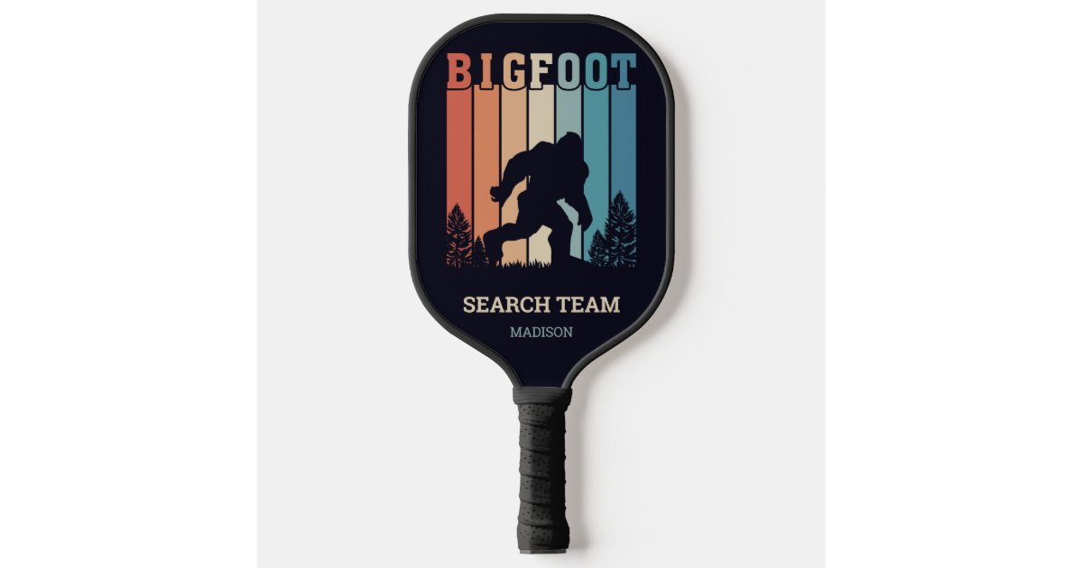 Custom Text Bigfoot Pickleball Paddle | Zazzle