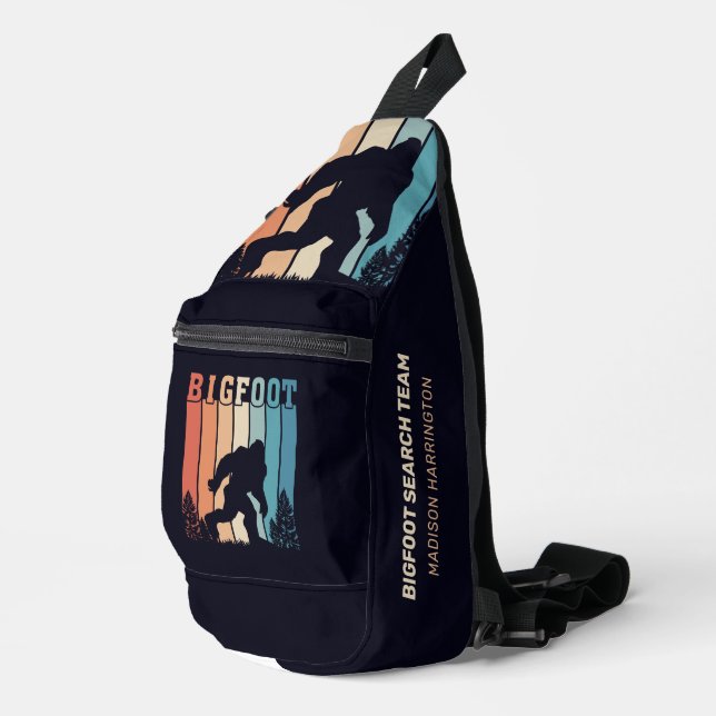Custom Text Bigfoot Sling Bag (Right Corner)