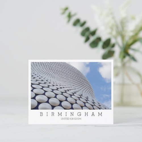 Custom text  Birmingham UK Postcard