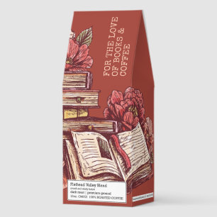 Custom Text Book Lover's Roasted Coffee