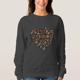 Custom Text Book Lover's Sweatshirt
