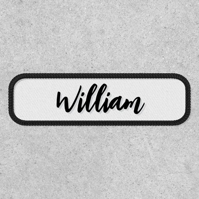 Custom Text (Boys & Girls) | Personalized Name Tag Patch (Front)