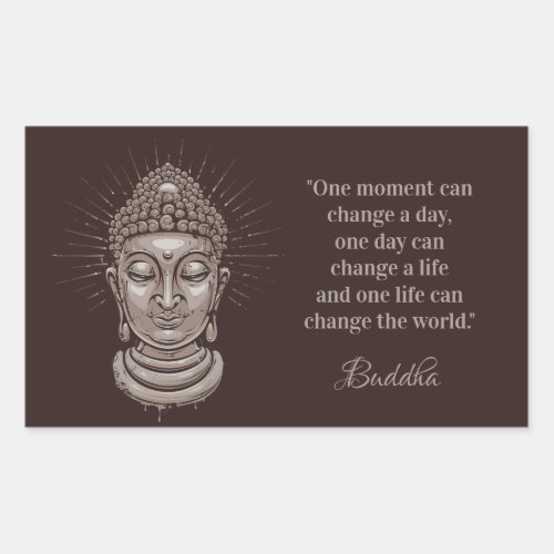 Custom text Buddha Quote stickers